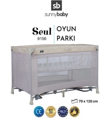 Sunny Baby Seul Sallanabilir Ara Katlı 70*120 Oyun Parkı Sunny Baby